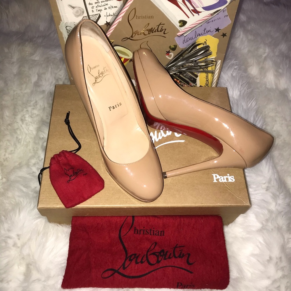 Christian Louboutin Nude “ New Simple Pump” 120